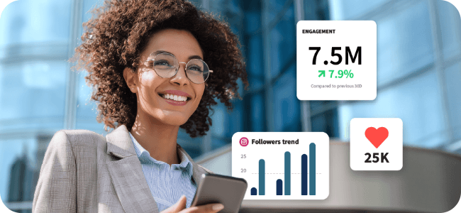 Exterior group shot of Armanino Foundation members cheering and holding an Armanino banner.